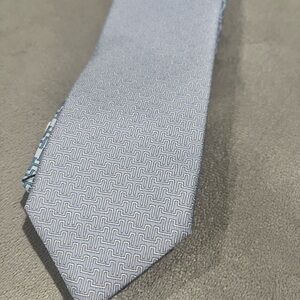 Hermes Light Gray Men's Tie